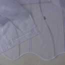 Scheibengardinenstoff 180cm hoch weiß schlamm Rapport 16cm