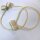 2er-Set Magnet-Raffhalter Creme – 49 cm – Ohne Bohren