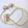 2er-Set Magnet-Raffhalter Creme – 49 cm – Ohne Bohren