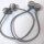 2er-Set Magnet-Raffhalter Grau – 49 cm – Ohne Bohren