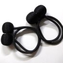 2er-Set Magnet-Raffhalter Schwarz – 49 cm – Ohne Bohren