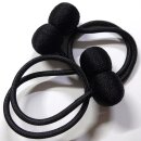2er-Set Magnet-Raffhalter Schwarz – 49 cm – Ohne Bohren