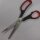 Schneiderschere Bastel Schere 21cm rot mit Kunststoffgriff