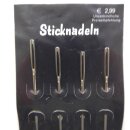Sticknadeln mit Spitze Nr.16 zum Nähen und Sticken