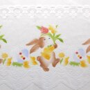 Scheibengardinenstoff Ostereier Osterhase bedruckt 52cm hoch