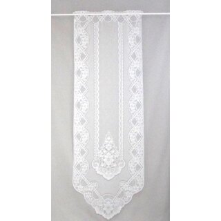 Balkontür Scheibengardine Blumen & Muster weiß 60/180cm