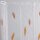 Scheibengardine 90cm-100cm hoch mit Tropfen in braun-beige