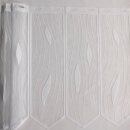 Scheibengardine 90cm - 50cm hoch mit Tropfen in Weiß