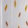 Scheibengardine 150cm-35cm hoch mit Tropfen in braun-beige