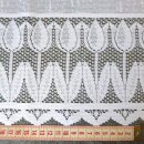 Scheibengardine 150cm-30cm hoch auf Schlaufen mit Tulpen