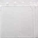 Scheibengardine auf Schlaufen Leinenoptik wollweiß 152x60 cm