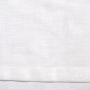 Scheibengardine auf Schlaufen Leinenoptik wollweiß 152x60 cm