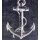 Maritime Kuscheldecke mit Anker – 150x200 cm, Wendedecke aus Fleece