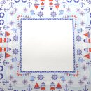 Mitteldecke Maritim 85x85 cm mit Anker Schiffen &...