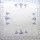 Mitteldecke Maritim Segelschiff Schiffe Anker 85x85 bestickt