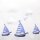 Mitteldecke Maritim Segelschiff Schiffe Anker 85x85 bestickt