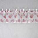 Scheibengardine 150×30 cm mit Blumen & Schrift...