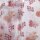 Scheibengardine 150×30 cm mit Blumen & Schrift in Farbe