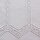 Scheibengardine bestickt natur mit Muster 155cm-34cm hoch