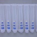 Scheibengardine Leuchtturm blau natur bestickt 140x45cm hoch