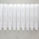 Scheibengardine weiß Muster weiß bestickt...