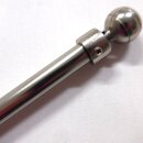 Edelstahl-Beschwerungsstab 61cm mit Kugelabschluss 67 cm